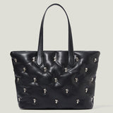 エアリーパッド_フェザー×ソフトレザー レディース ふんわりエアクッション ハンドバッグ