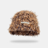 モコフード_冬 ふわもこ耳あて付き フード型防寒ボンネット帽子