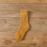 [ セット商品と単品商品] デイリーウォーム_レディース 冬あったか 厚手ウールソックス（5足/1足）