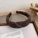 Bandellia Check Muse Autumn/Winter New Classic Check Sponge Hairband