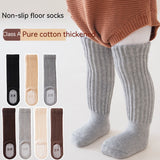 ベビースマイル_冬 ベビー ふわあつ タオル編み ロングソックス