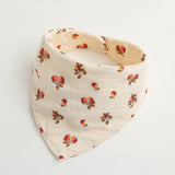 モスリンスマイル_モスリンガーゼ ベビー三角スタイ よだれかけ スカーフタイプ