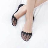 ラブリーレース_レディース レース フットカバー 浅履きソックス