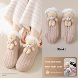 リラックスウォーム_冬あったか レディース 厚手 裏起毛 ラムウールソックス