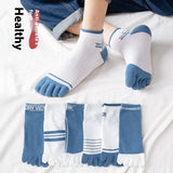 [ セット商品 ] メンズ 5本指ソックス 薄手 吸汗速乾 通気性 アンクル丈（6足/5足）