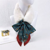 ファームーン_韓国風 厚手あったか冬マフラー レディーズ向け