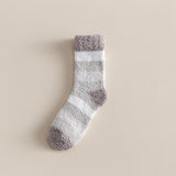 [ セット商品と単品商品] メンズ 秋冬用 厚手 裏起毛 ニーハイソックス ルームソックス（7足/1足）