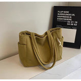 ウィンターリュクス_秋冬レジャー ワンショルダーショッピングトートバッグ レディース