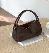 MATTE PILLOW_Matte finish Boston-style pillow bag square handbag