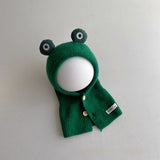 ウォームフーディ_キッズ 冬あったか 帽子＋スカーフ一体型 INS風