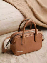 NATURAL LEATHER_Vegetable-tanned Leather Genuine Leather Women's Casual Shoulder Bag