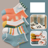 [ セット商品 ] ベビーフォレスト_ベビー キッズ 厚手 パイルソックス アニマル＆チェック柄 カジュアル（5足）