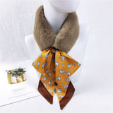 ファームーン_韓国風 厚手あったか冬マフラー レディーズ向け