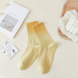 ヨガフィット5_秋冬 レディース グラデーション プロ仕様 ノンスリップ ヨガソックス