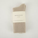 デイリーウォーム_冬 無地 両面ベルベット あったかチューブソックス