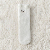 リラックスウォーム_レディース 裏起毛 プラッシュソックス 厚手 あったか 冬用