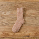 [ セット商品と単品商品] デイリーウォーム_レディース 冬あったか 厚手ウールソックス（5足/1足）