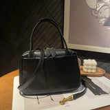 デイリス_レディース 合成皮革 カジュアル ジッパー付き クロスボディバッグ