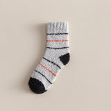 [ セット商品と単品商品] メンズ 秋冬用 厚手 裏起毛 ニーハイソックス ルームソックス（7足/1足）