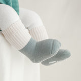 [ セット商品 ] ベビースマイル_秋冬新作 ベビー あったか フリース×ファー縁取り すべり止めソックス（3足）