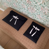 バレリーナクチュール_レディース バレエスタイル リボン付き キルティングノートPCバッグ