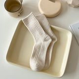 デイリーウォーム_レディース 厚手 裏起毛 ウール ミドル丈ソックス