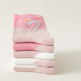 [ セット商品 ] キッズフレンズ＿＿キッズ コットンジャカードソックス 通気性 吸汗タイプ（5足）