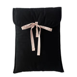 バレリーナクチュール_レディース バレエスタイル リボン付き キルティングノートPCバッグ