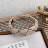 Bandellia Check Muse Autumn/Winter New Classic Check Sponge Hairband