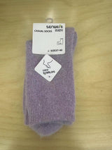 デイリーウォーム_冬 レディース ラビットファー ふわあったかソックス